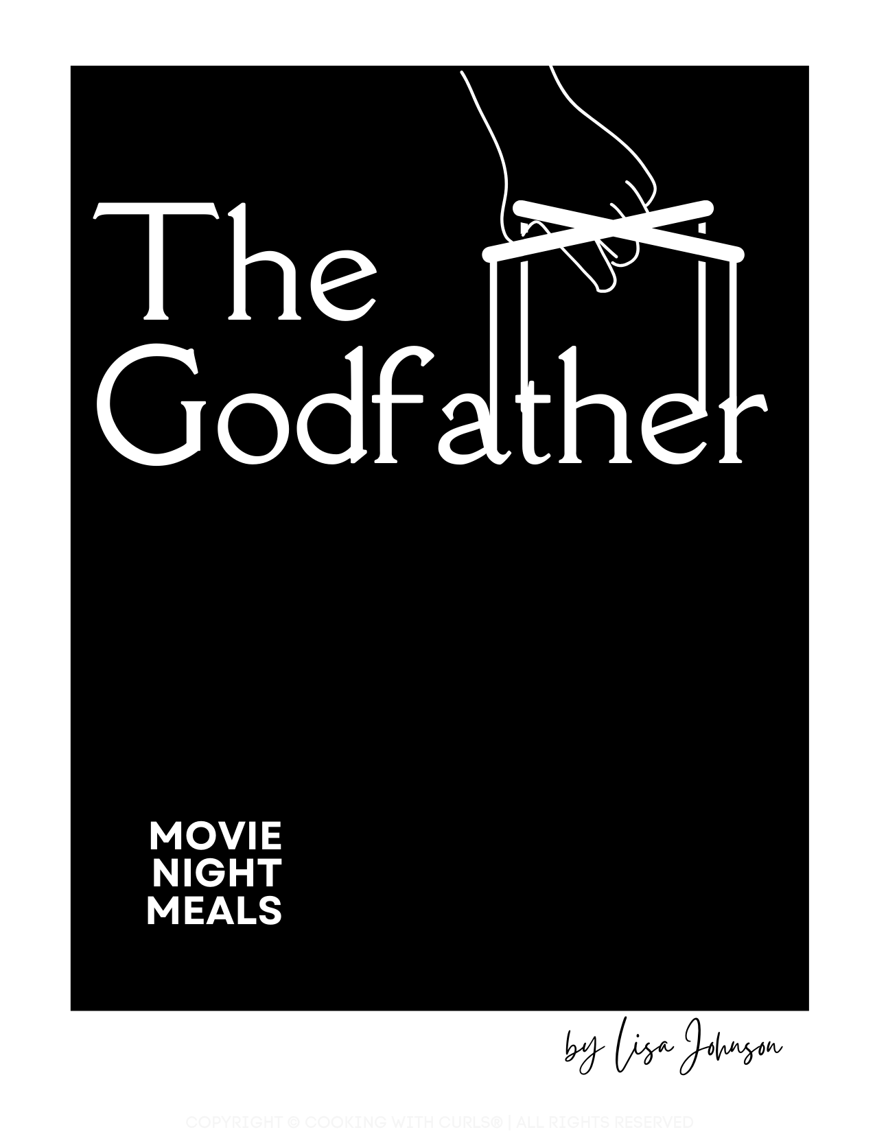 The Godfather movie cover art.