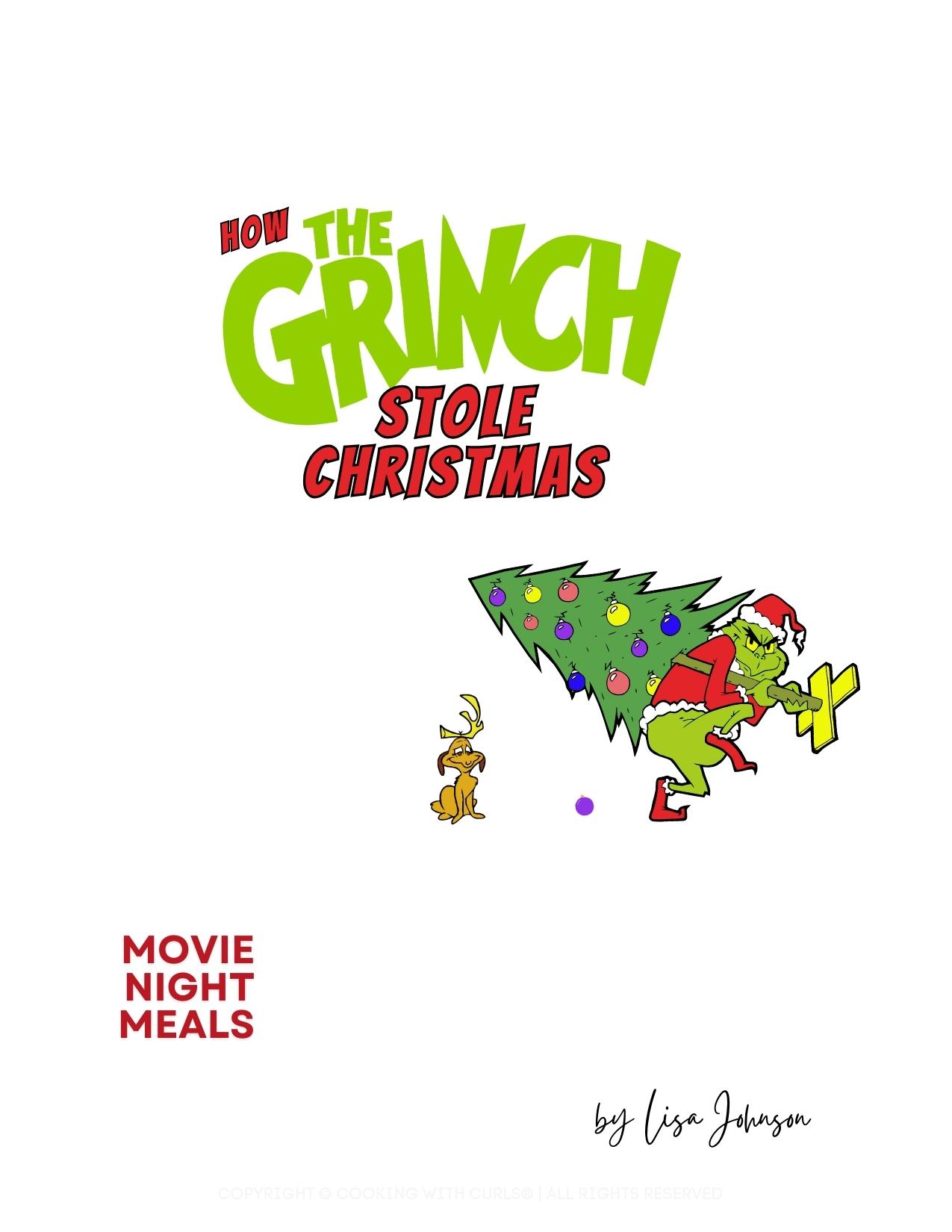 How the Grinch Stole Christmas movie cover art.